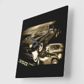 1969 Camaro Clock Quadratische Wanduhr (Winkel)