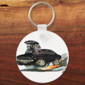 1969 Camaro RS SS Black Car Schlüsselanhänger (Vorderseite)