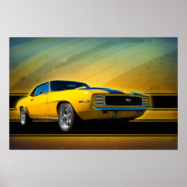 1969 Camaro SS Poster