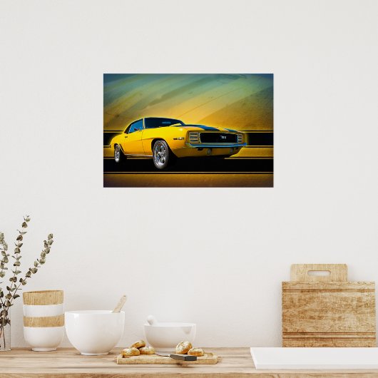 1969 Camaro SS Poster (Küche)