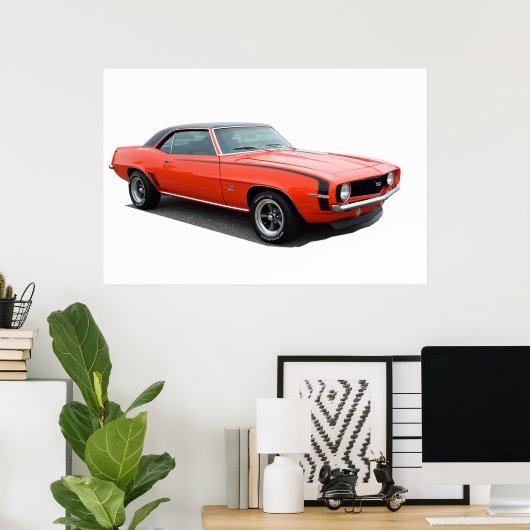 1969 Camaro SS Poster (Heimbüro)