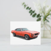 1969 Camaro SS Postkarte (Stehend Vorderseite)
