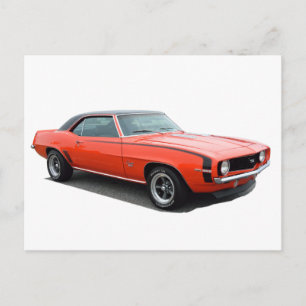 1969 Camaro SS Postkarte
