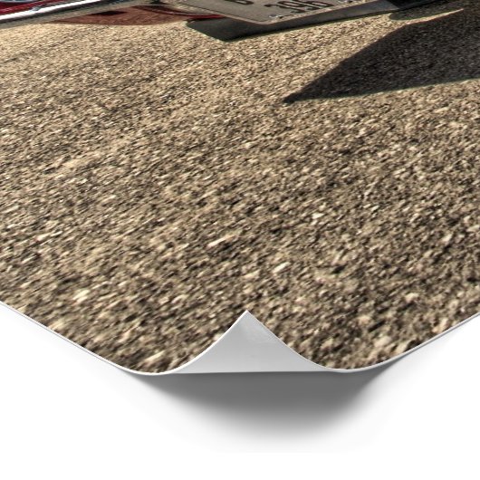 1969 Camaro SS Print Poster (Ecke)