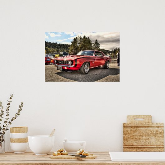 1969 Camaro SS Print Poster (Küche)