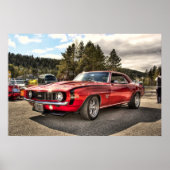 1969 Camaro SS Print Poster (Vorne)