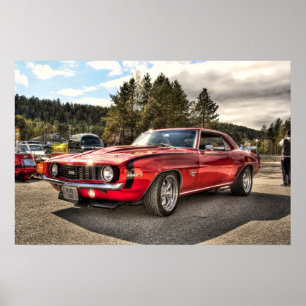 1969 Camaro SS Print Poster