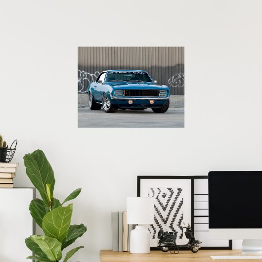 1969 Camaro SS Print Poster (Heimbüro)