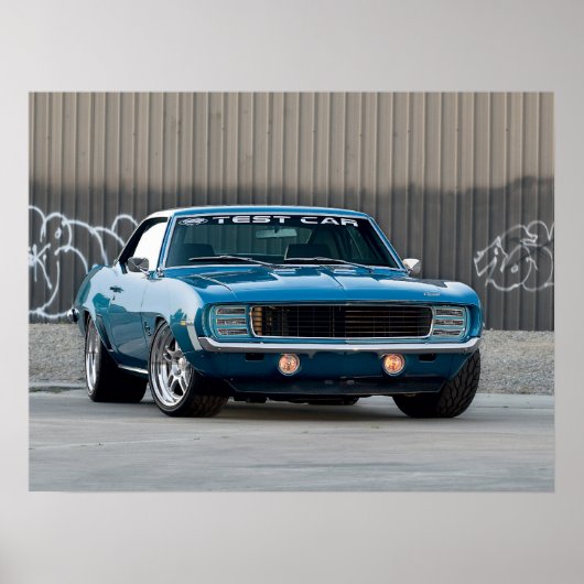 1969 Camaro SS Print Poster (Vorne)
