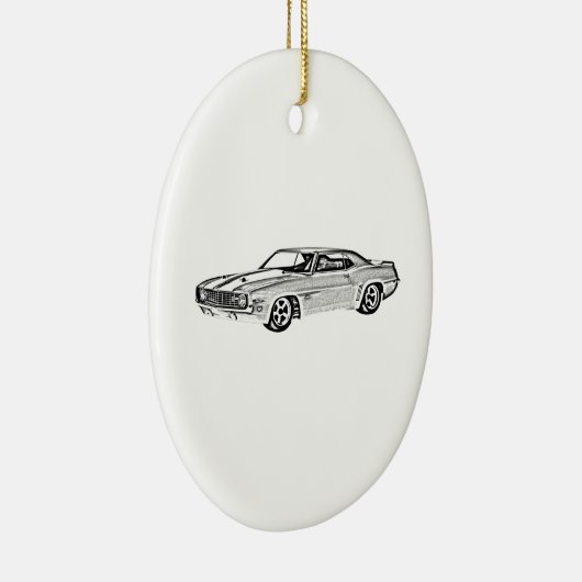 1969 Camaro Z28 Keramikornament (Rechts)