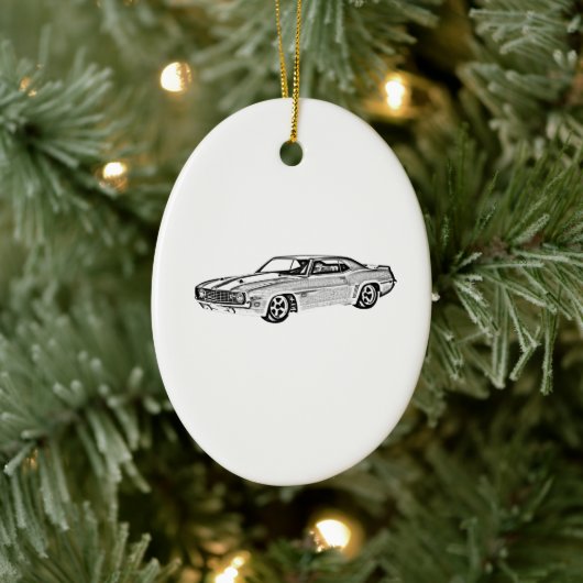 1969 Camaro Z28 Keramikornament (Baum)