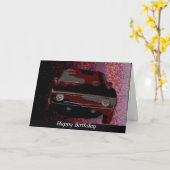 1969 Camaro, zum Geburtstag viel Glück Karte (Gelbe Blume)