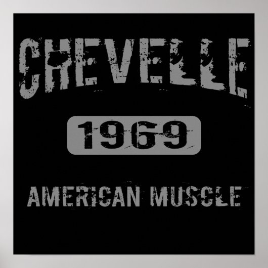 1969 Chevelle American Muscle Poster (Vorne)
