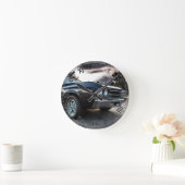 1969 Chevelle Fotogray Runde Wanduhr (Zuhause)