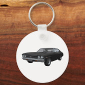 1969 Chevelle SS: Black Finish Schlüsselanhänger (Vorderseite)