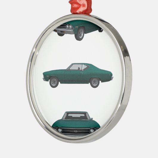 1969 Chevelle SS: Ornament Aus Metall (Links)