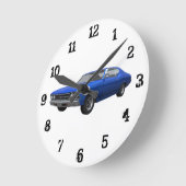 1969 Chevelle SS:Wall-Uhr Runde Wanduhr (Winkel)