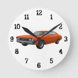 1969 Chevelle SS:Wall-Uhr Runde Wanduhr