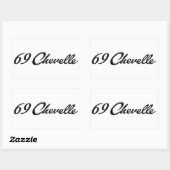 1969 Chevelle Sticker (Blatt)