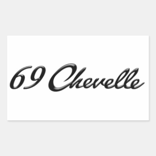 1969 Chevelle Sticker (Vorderseite)