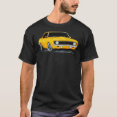 1969 Chevrolet Camaro SS Zeichnend T-Shirt (Vorderseite)