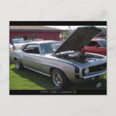 1969 Chevy Camaro SS Postkarte (Vorderseite)
