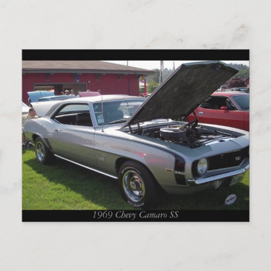 1969 Chevy Camaro SS Postkarte (Vorderseite)