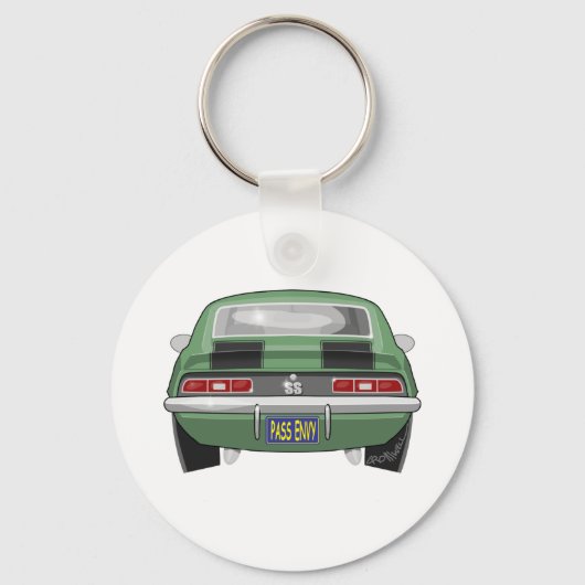 1969 Chevy Camero SS Schlüsselanhänger (Vorderseite)