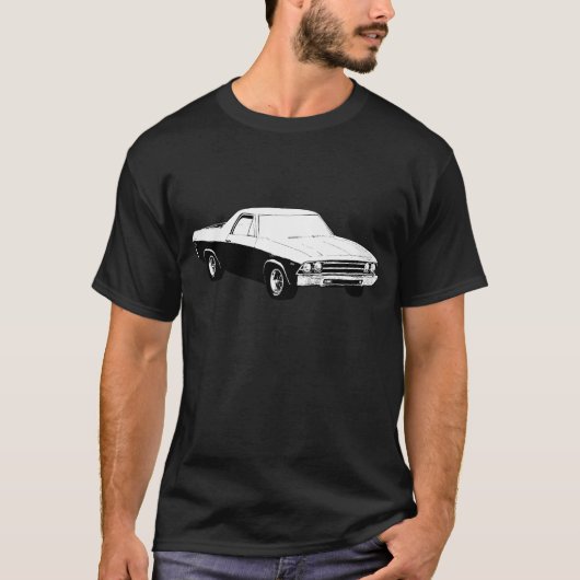 1969 Chevy El Camino SS T-Shirt (Vorderseite)