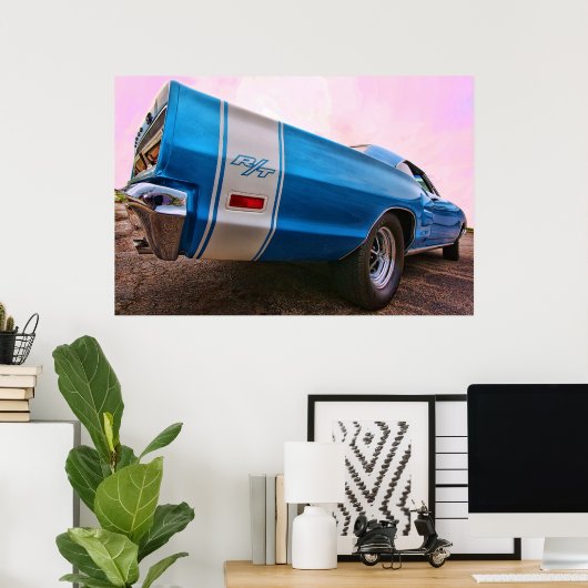 1969 Dodge Coronet R/T Poster (Heimbüro)