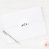 1969 Dodge Ladegerät General Lee Runder Aufkleber (Umschlag)