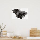 1969 Dodge-Ladeprogramm Poster (Küche)