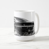1969 Fastback-Muskelauto mit Durchdrehenden Rädern Kaffeetasse (VorderseiteRechts)