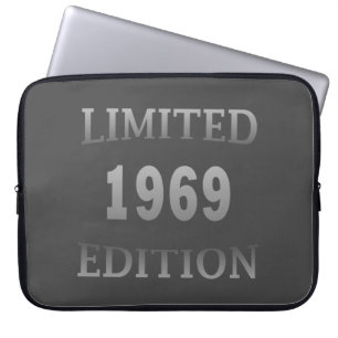 1969 geboren Elegantes modernes Geburtstagsgeschen Laptopschutzhülle