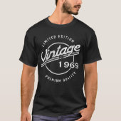 1969 Geburtstag Premium Qualität T-Shirt (Vorderseite)