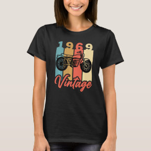 1969 Geburtstag Vintag Retro-Motorrad Geburtstag T-Shirt