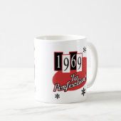 1969 Geburtstagsmädchen Retro Kaffeetasse (VorderseiteRechts)