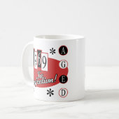 1969 Geburtstagsmädchen Retro Kaffeetasse (Vorderseite Links)