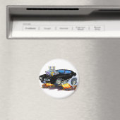 1969 GTO Black Car Magnet (In Situ (Geschirrspüler))