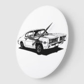 1969 GTO - Judge Große Wanduhr (Winkel)