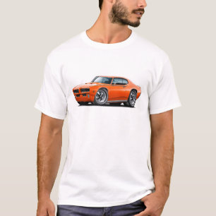 1969 GTO Richter-orange verstecktes T-Shirt