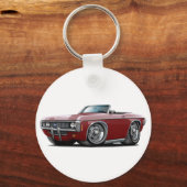 1969 Impala Maroon Convert Schlüsselanhänger (Vorderseite)