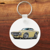 1969 Impala Tan Car Schlüsselanhänger (Vorderseite)