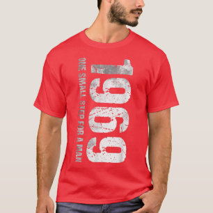 1969 Jahr Mondlandung Vintager T - Shirt