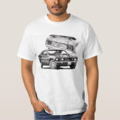 1969 Mach 1 - Klassischer Muskelwagen T-Shirt (Vorderseite)