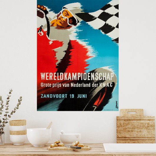 1969 Monaco Grand Prix Poster (Küche)