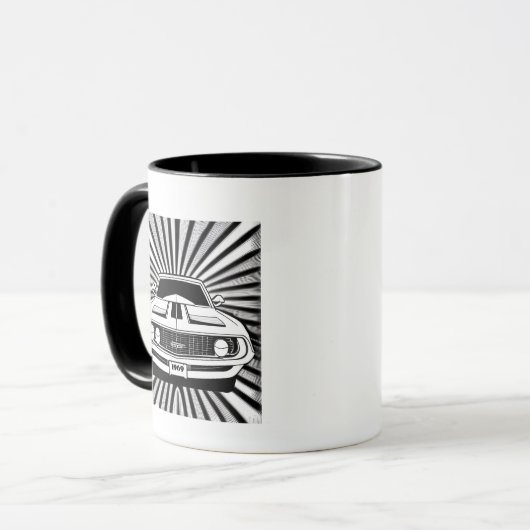 1969 Muskelwagen Tasse (Vorderseite Links)