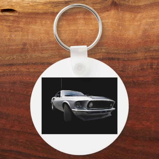 1969 Mustang, front side Schlüsselanhänger (Vorderseite)