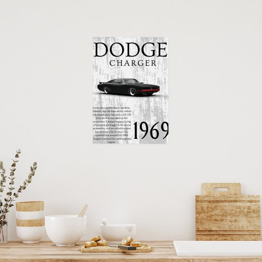 1969 Oldtimer Poster (Küche)