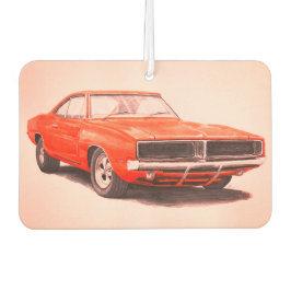 1969 Orange Charger Air Freshener Autolufterfrischer